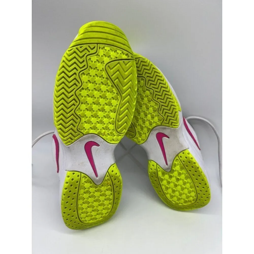 Nike Women Court Lite 2 'White Hot Lime' Size 8